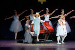 Snow Scene with the Soldier and Little Laura